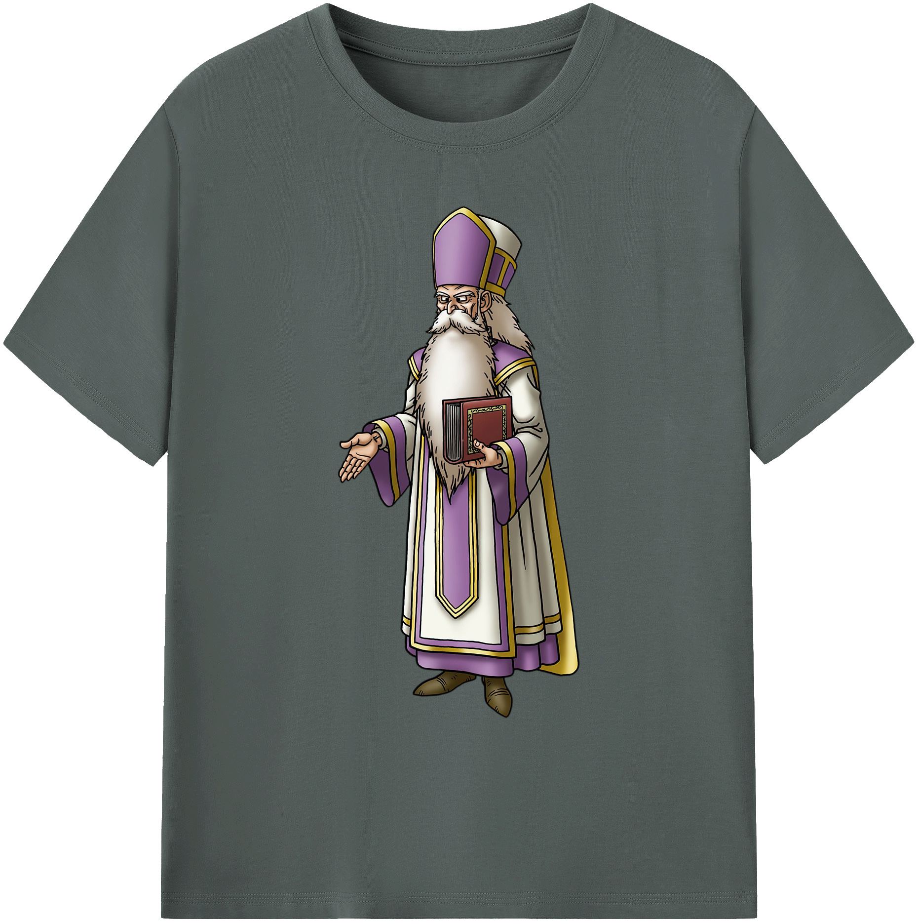 （画像用） ドラゴンクエスト Doragon Kuesuto Dragon Quest 綿100％ メンズ半袖Tシャツ｜肌触りやわらか＆通気性